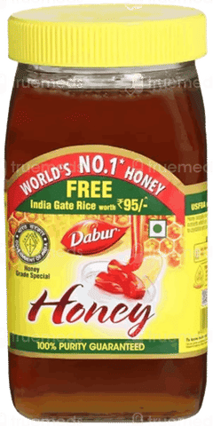 Dabur Honey 1Kg With India Gate Basmati Rice 1Kg Free